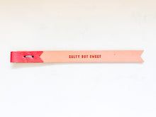 Load image into Gallery viewer, Three Tiny Words Leather Bookmark