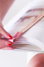 Load image into Gallery viewer, Three Tiny Words Leather Bookmark