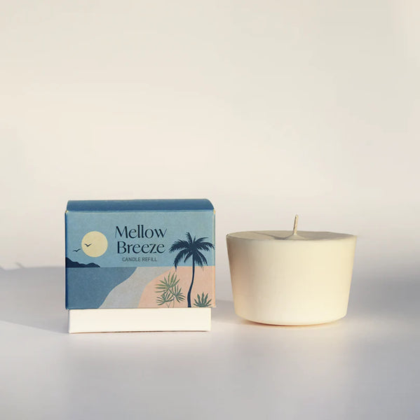 Arbor Made Candle Refill - Mellow Breeze – Save the Rock Box