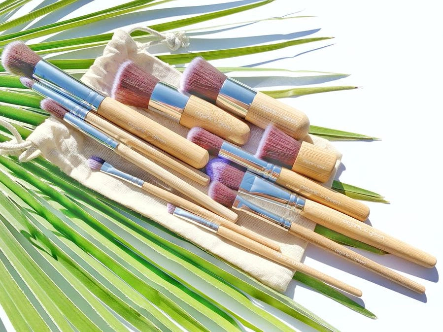 Organic to Green Makeup Brush Set