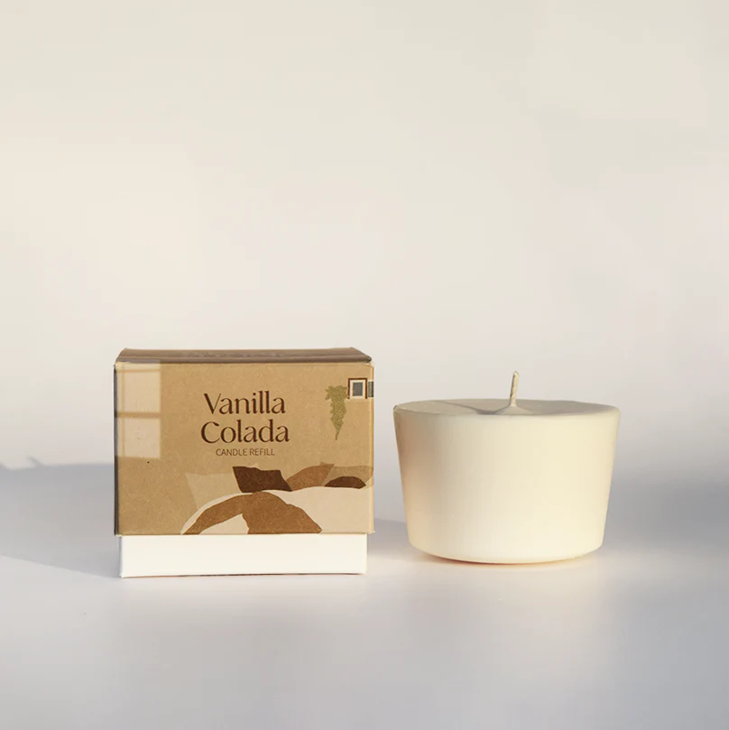Arbor Made Candle Refill - Vanilla Colada